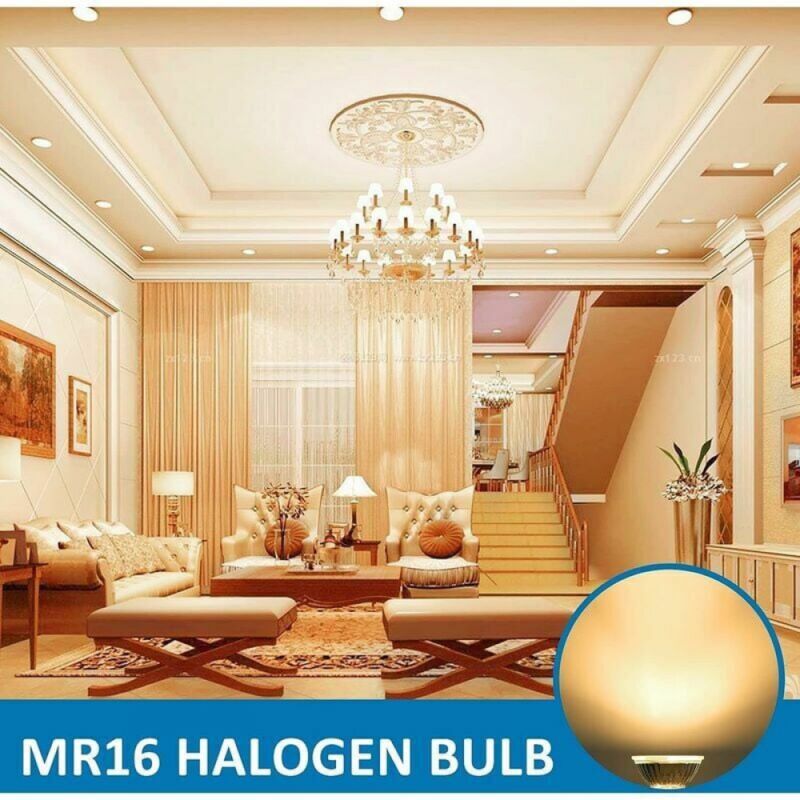 MR16 Halogen Spot Lamp 35W 12V GU5.3 Bulbs 6-Pack - Image 4