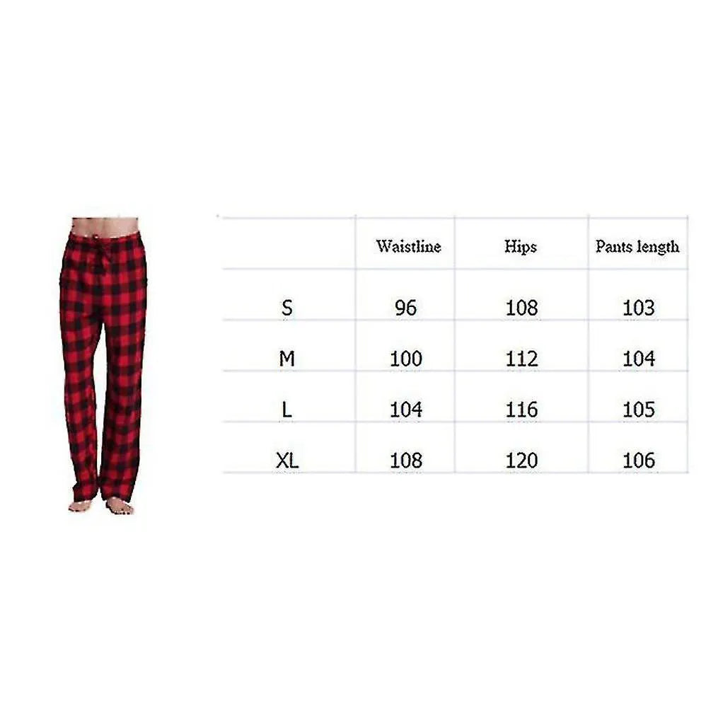 Men's Pajama Pants with Pockets, Soft Flannel Plaid Pajama Pants for Sleep M Gray - Image 4