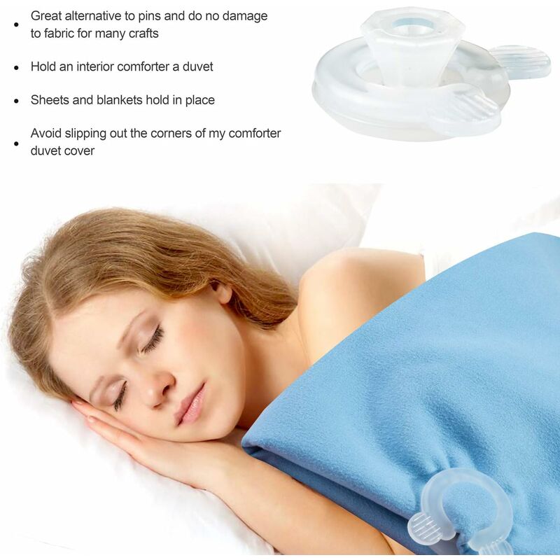 20 pcs. duvet clips, clips to hold the duvet in place, duvet clips, duvet clips for duvet - Image 2