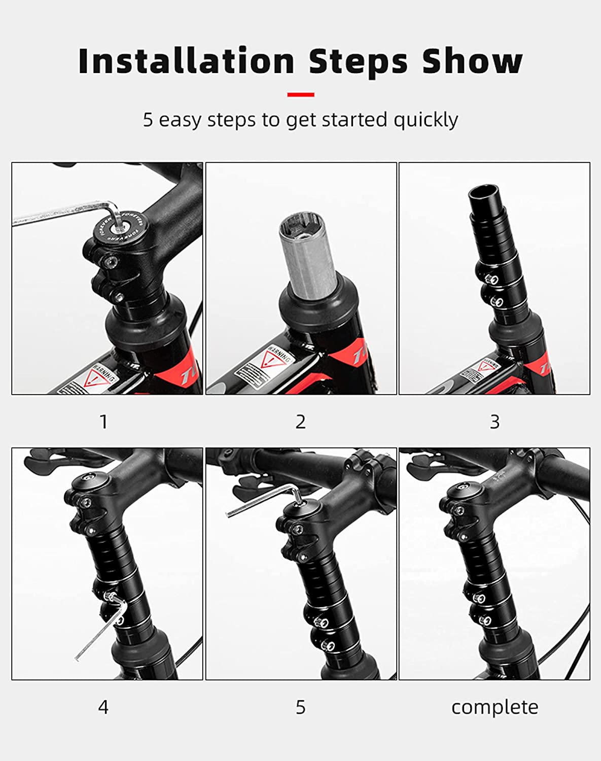 bicycle handlebar extension black - Image 7