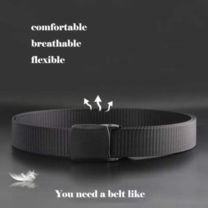 Nylon Military Tactical Belt 3 Pack, Military Hiking Rigger, Men's belt made of nylon mesh belt,Breathable comfortable - Image 3