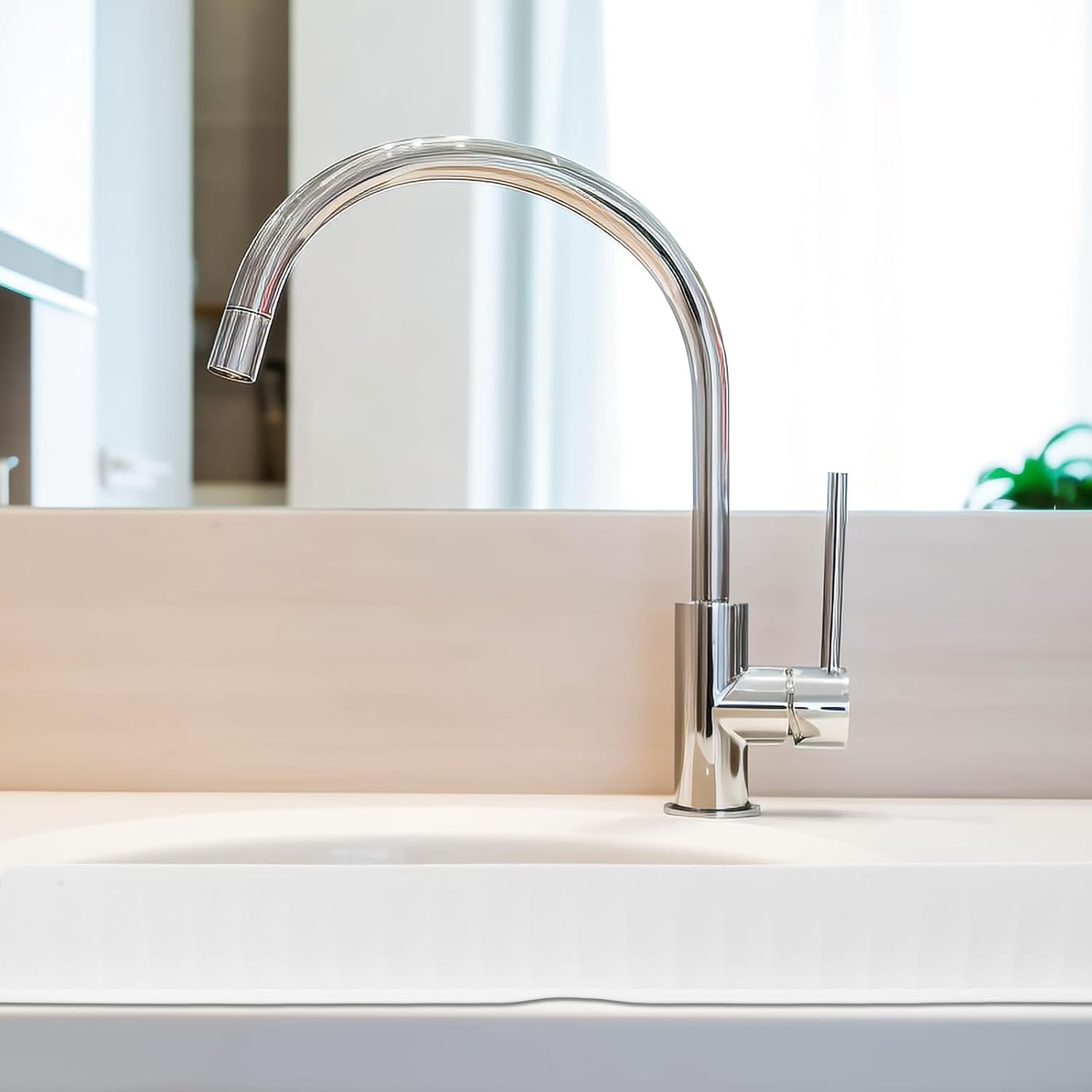 Silicone Sink Splash Guard: Splatter Guard Detachable Kitchen Sink Baffle Board Splash Protector for Restaurant Bathroom Home Kitchen - Image 4