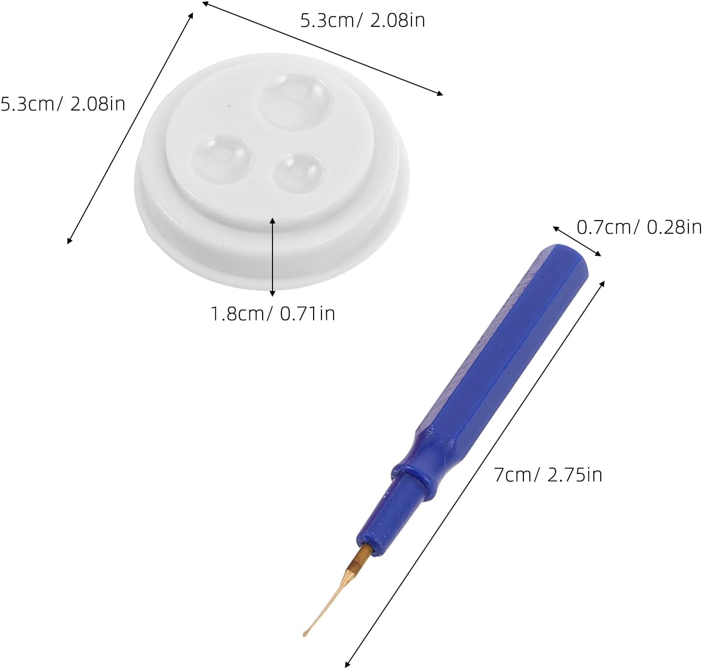 1 Set Plastic Watch Repair Kit Professional Plastic Watch Oiler Set for All Watches and Pocket Watches Small Portable Pen with Oil Cup Easy Use - Image 2