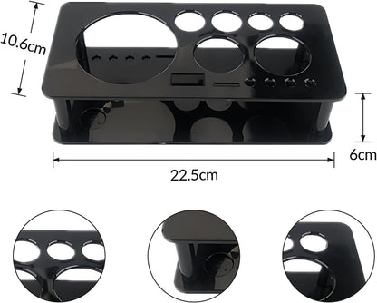 Professional Cocktail Shaker Stand, Bartender Kits Storage Stand, Bartending Tool Holder for Bar Cocktail, Black - Image 3