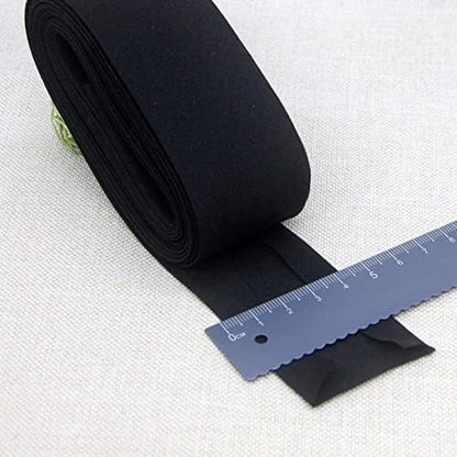 Cotton Bias Binding Tape 1.5 inch Extra Wide Quilt Fold Single 29 Colors 40mm Finished Size 3/4 inch 5.5 Yard (Black) - Image 2