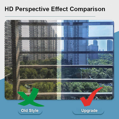 LXLA One-Way Mirror Roller Shade with Suction Cups, Punch-Free Single Way See-Through Clear Sun Blocking Reflective Insulation Curtain, Window (Size : 33×100cm/13×39in) - Image 4