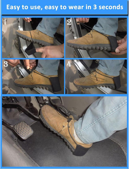 2Pcs Driving Shoe Heel Covers, Driver Heel Protector Pad Flat Shoe External Guard Cushion for Heel Protection - Image 4