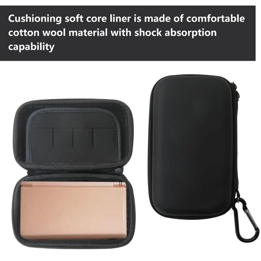 Protective Carrying Cases with Softly Lined Hard Shell Compatible for Nintendo 3DS, DS Lite, Black - Image 2