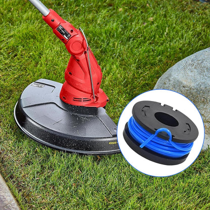 10-Pack String Trimmer Spool for Harbor Freight Bauer 19115C-B 20V Cordless String Trimmer, 0.065" 10Ft Weed Eater Spool Line (8 Line Spool+2 Cap) - Image 2