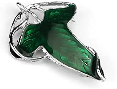 Alloy Elven Leaf Brooch - Green Leaf Clasp Pin - Elven Cloak Clasp - Costume Accessory - Movie Inspired - Gift for Elves Fans - Image 2