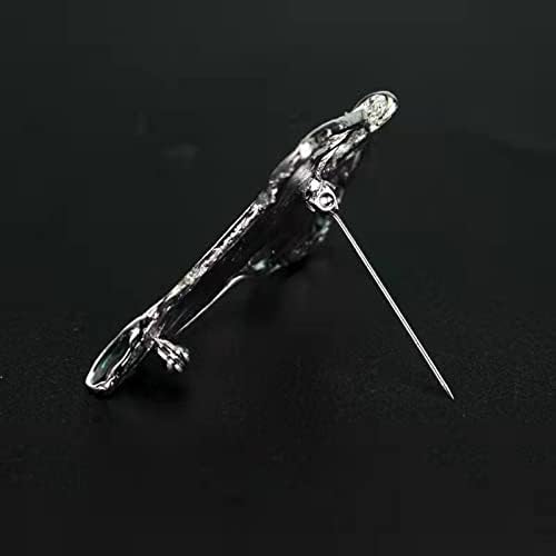 Alloy Elven Leaf Brooch - Green Leaf Clasp Pin - Elven Cloak Clasp - Costume Accessory - Movie Inspired - Gift for Elves Fans - Image 4
