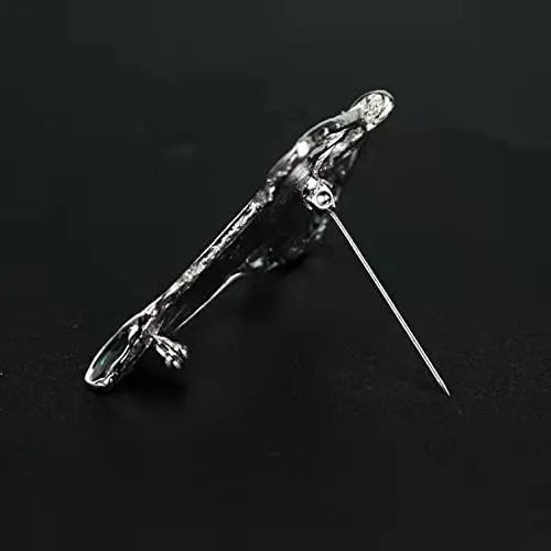 Alloy Elven Leaf Brooch - Green Leaf Clasp Pin - Elven Cloak Clasp - Costume Accessory - Movie Inspired - Gift for Elves Fans - Image 4