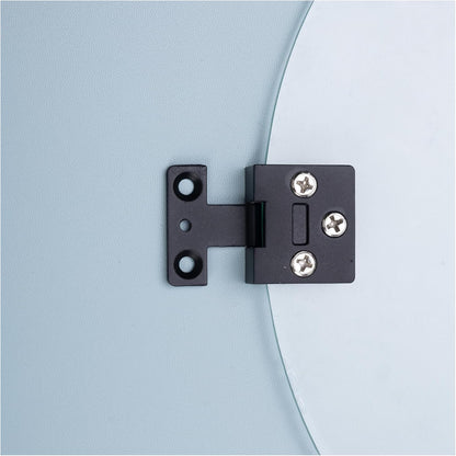 2 Pcs Black Zinc Alloy 90 Degree Frame Glass Cabinet Door Hinges, Wine Glass Frameless Door Hinge, Hinge Clamp, Tempered Glasses Hinges - Image 4