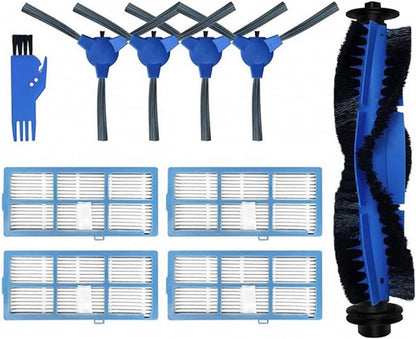 Main Brush Side Brush Hepa Filter Replacement Accessories,Compatible for Proscenic 850T Robot Vacuum Cleaner Spare Parts Kit