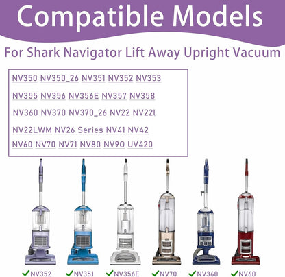 Brushroll Brush Roll Bristle Bar For Shark Navigator Lift-Away NV360 NV361 NV350 NV351 NV352 NV370 NV355 NV356 S2 NV42 NV22, 1PC Roller Brush - Image 2