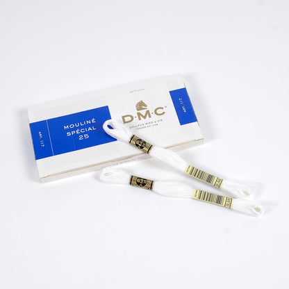 Bulk Buy:  Six Strand Embroidery Cotton 8.7 Yards White 117-BLANC (12-Pack) - Image 3