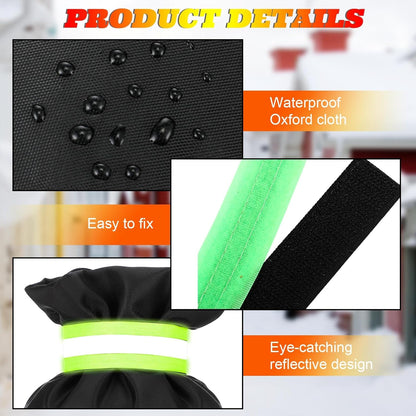 20 Pack Outdoor Faucet Cover for Winter 8.2 x 5.9 Inch Garden Socks with Reflective Strips Freeze Protection Pipe Insulation Reusable Wall Taps Outside - Image 3