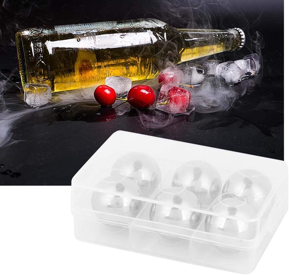 6Pcs Stainless Steel Ice Cubes Cooling Ball Whiskey Stones Reusable Metal Ice Cubes for Whiskey, Bourbon, Scotch, Vodka, Liqueurs, Beer Wine, Whiskey Rocks Chilling Stones. - Image 2
