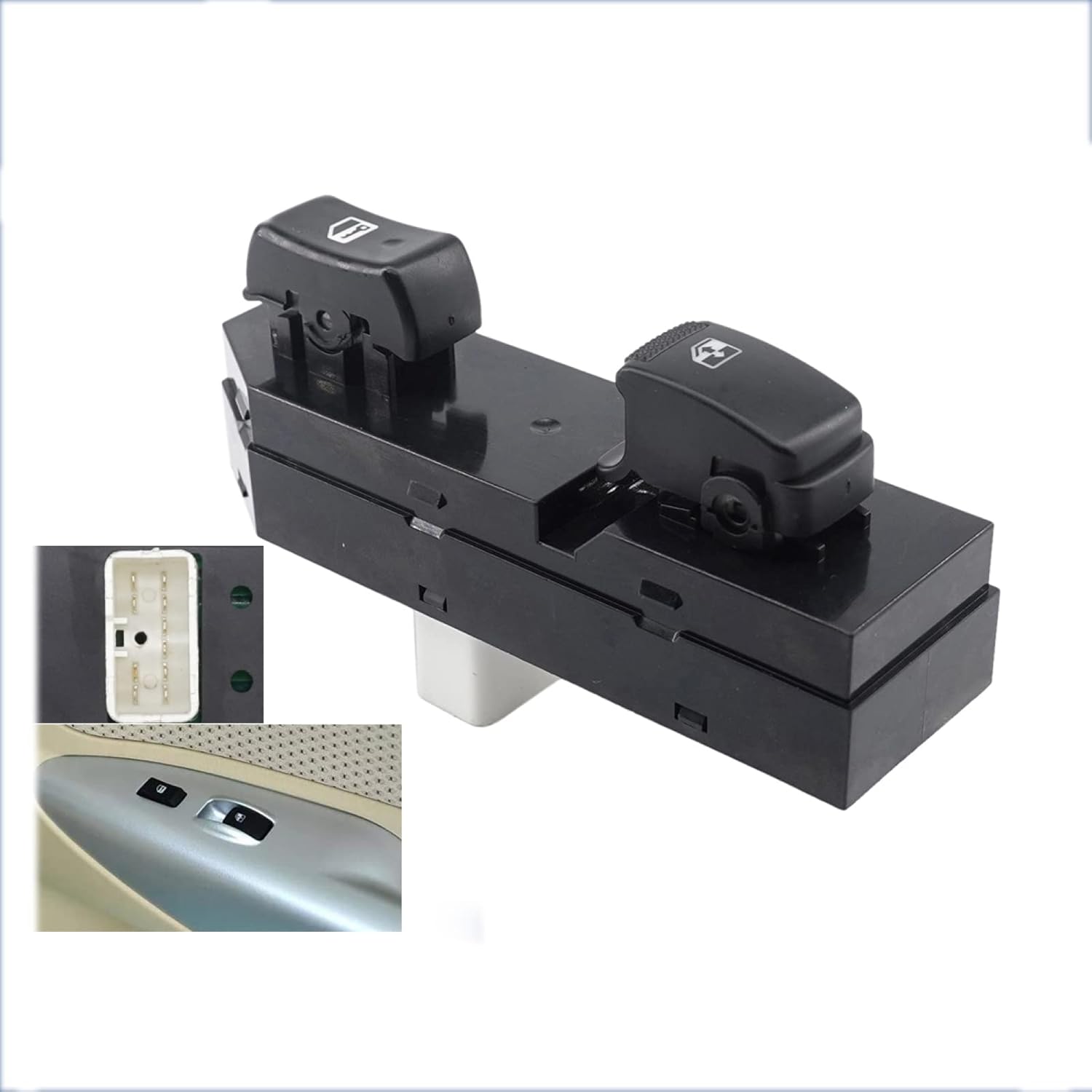 Front Right Side Door Power Window Switch Window Lifter Control Button, for Hyundai Tucson 2005 2006 2007 2008 2009 2010 2011 2012 2013 935752E100 93575-2E100S7 - Image 3