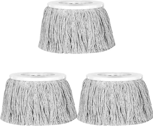 Spin Mop Refill for 360° Cotton Thread Mop Head Replacement - Round Cotton Thread Size Compatible Mop Head for Hardwood,Tile, Marble Floor (Color : B)