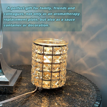 2Pcs Replacement Wax Warmer Dish for Electric Oil Aromatherapy Burner/Warmer, 4.5Inch Wax Melter Wax Warmer Replacement Dish Lamp Wax Tart Oil Warmer (4.5in/115mm), CMD00001 - Image 4