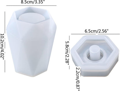 Resin Molds, Aromatherapy Bottle Silicone moldsss Lotion Bottle Soap Dispenser Resin Mould Epoxy Handmade Home Decor - Image 2