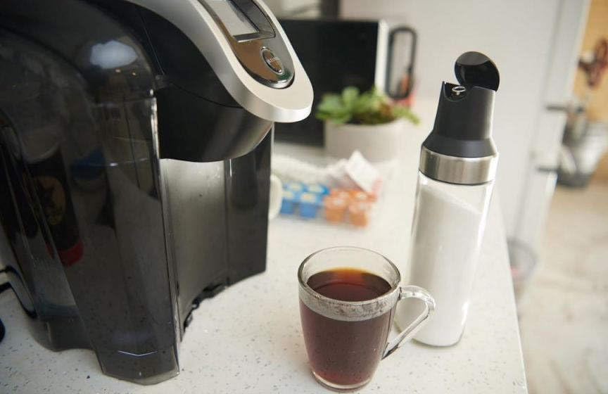 Stainless Steel Improved Design Upgraded Sugar or Creamer Dispenser & Shaker with Labels for Beverages and Cooking Cream Dispenser for Coffee Bar Accessories and Organizer - Image 4