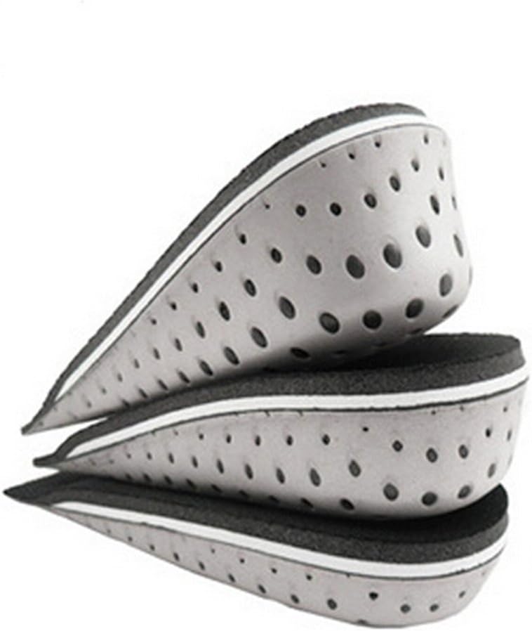 Guithia Memory Foam Invisible Height Increasing Insoles Elevator Heel Lift Shoe Pad 3.3CM - Image 2