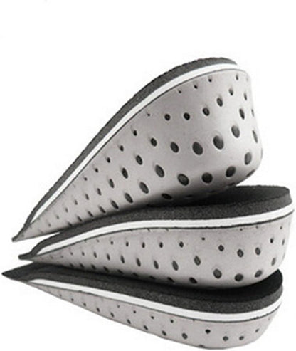 Guithia Memory Foam Invisible Height Increasing Insoles Elevator Heel Lift Shoe Pad 3.3CM - Image 2