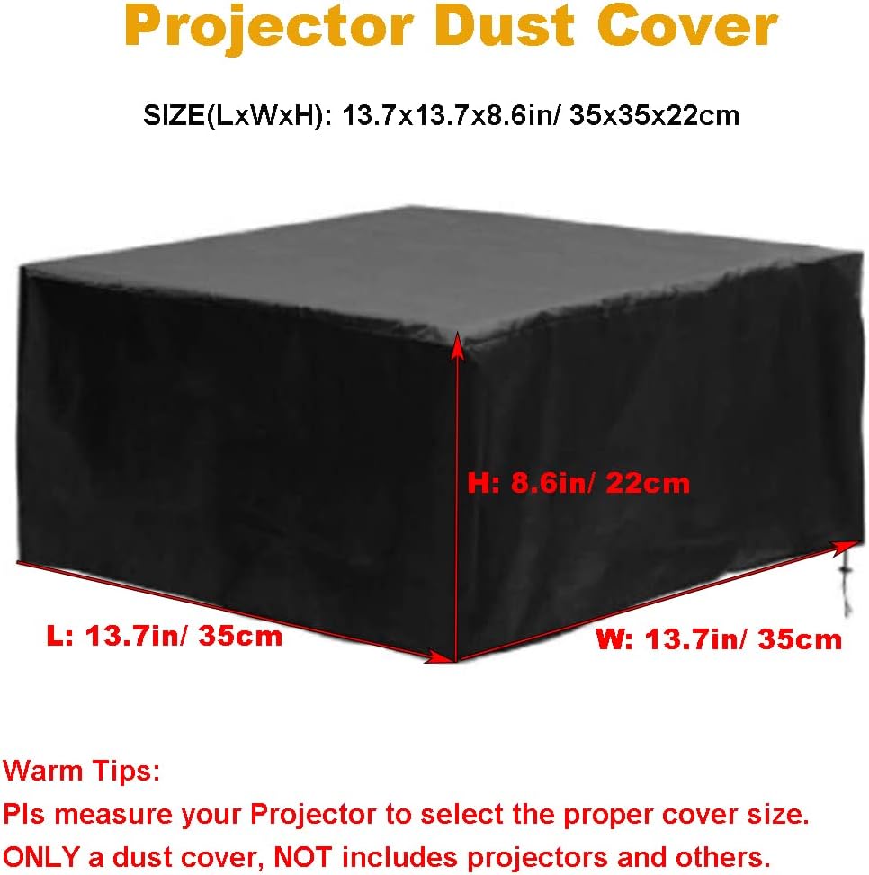 Projector Dust Cover Waterproof Outdoor Movie Video Covers for Ceiling Mounted Universal Projectors - Image 2