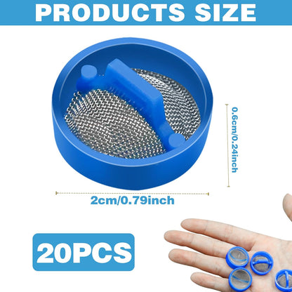 20Pcs Washing Machine Water Filter, Inlet Valve Filter Hose Washer with Screen Inline - Image 2