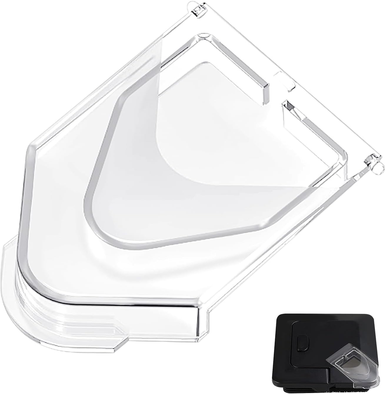Blender Lid Replacement for Ninja, Blender Cover Pour Spout Parts for Ninja Blender 72oz Pitcher Blender Replacement Parts Compatible with NJ600-NJ602, BL500-BL781, Blender Accessories