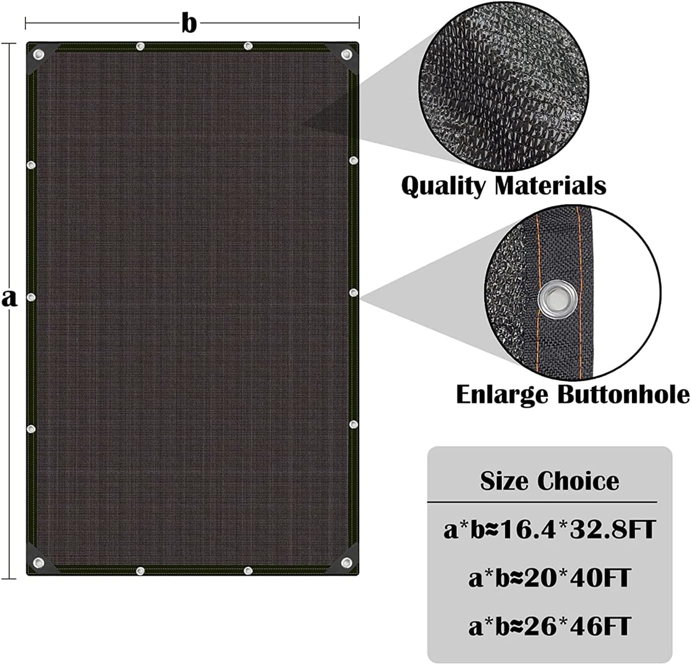 Leaf Net Pool Cover,Protective Mesh Cover with Reinforcement Edge and Rope,All-Weather Outdoor Cover for Inground and Above Ground Swimming Pools, Cuttable Rectangle Shape (12x24ft) - Image 3