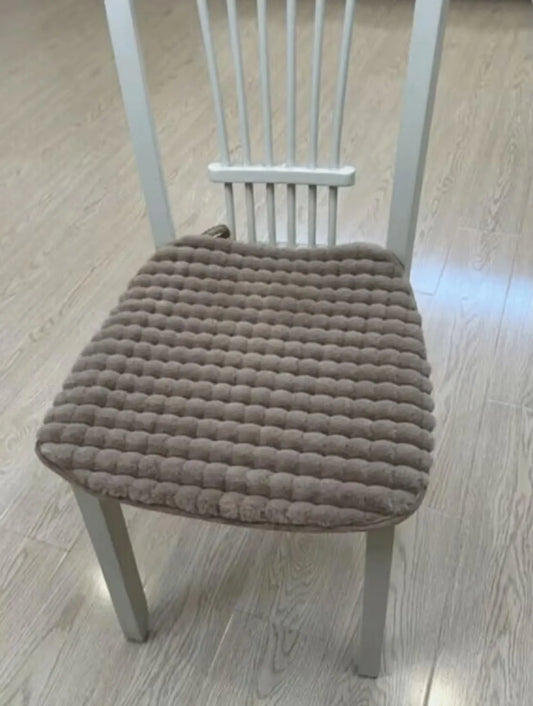Set of 4 Chair Cushion with Ties for Dining Chairs [45x47cm] Non Slip Kitchen Dining Chair Pad and Seat Cushion with Machine Washable(@6) - Image 2
