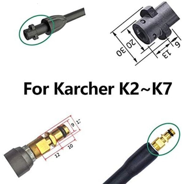 Compatible with Karcher K2 K3 K4 K5 K6 K7 High Pressure Washer Gun - Image 3