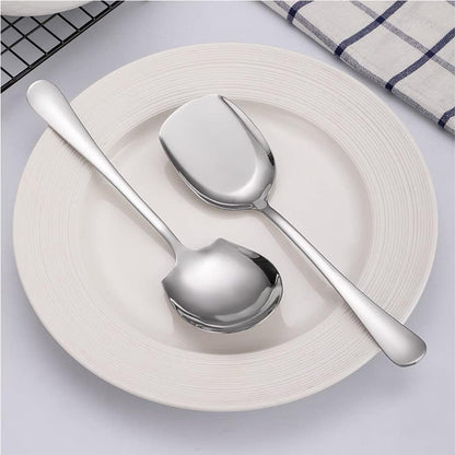 Stainless Steel Serving Spoon for Hotel Restaurant Kitchen Large Size - Image 2