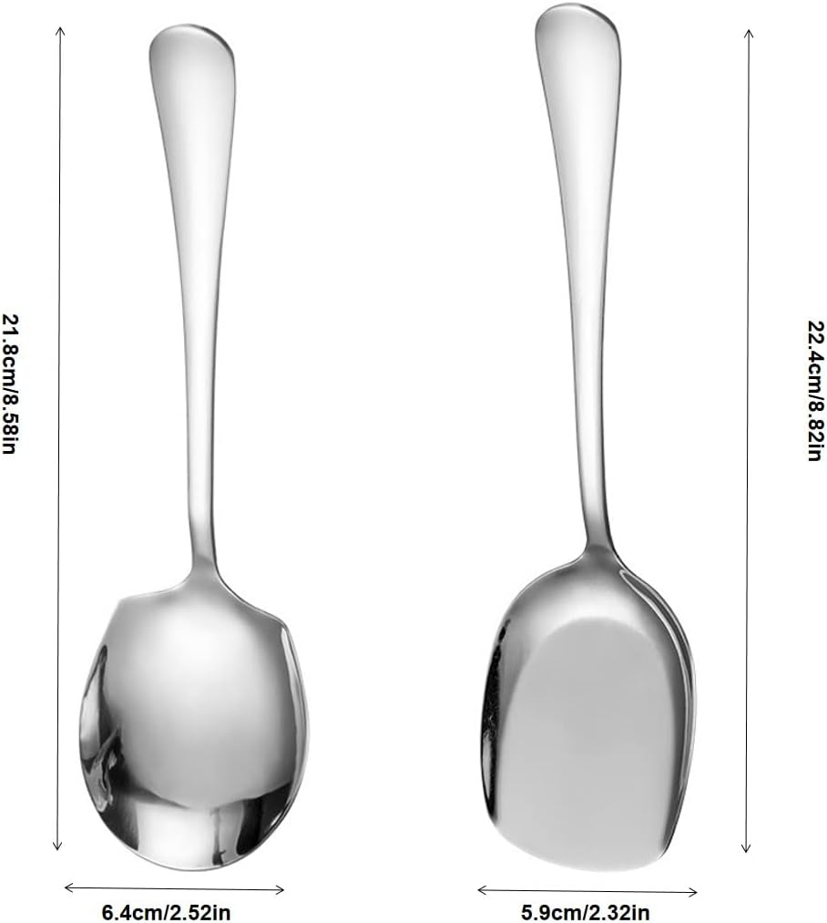 Stainless Steel Serving Spoon for Hotel Restaurant Kitchen Large Size - Image 5