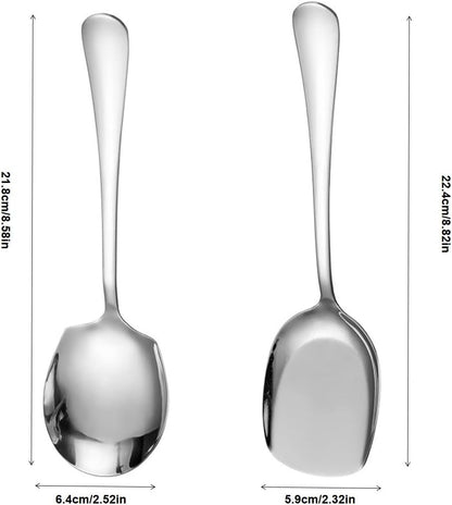 Stainless Steel Serving Spoon for Hotel Restaurant Kitchen Large Size - Image 5