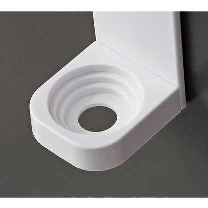 2-Pack White Wall-Mounted Toothbrush Holder Compatible with Oral-B and Braun Electric Toothbrushes - Image 5