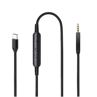 USB-C to 2.5mm Male Audio Cable Compatible with Bose QC25 QC35 QC35 II QC45 Headphones with Microphone