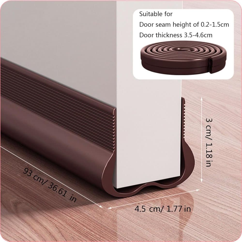 Soundproofing Door Strip White 93 cm - Image 7