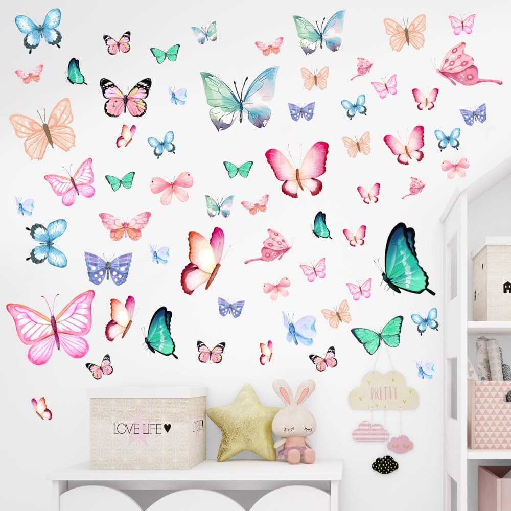 Luminous Butterfly Wall Decoration DIY Wall Decor for Kids Room Princess Room Nursery - Image 2