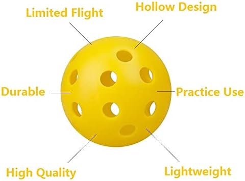 12-Pack Golf Practice Balls, Hollow Practice Balls with Airflow, 42mm Plastic Golf Balls, for Swing Training, Driving Range, Home Use - Image 3