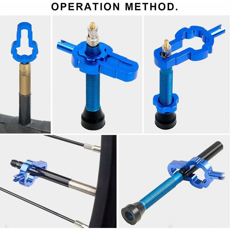 Bicycle Valve Removal Tool, Tire Valve Repair and Core Removal Tool for Bike Tire Maintenance - Image 2