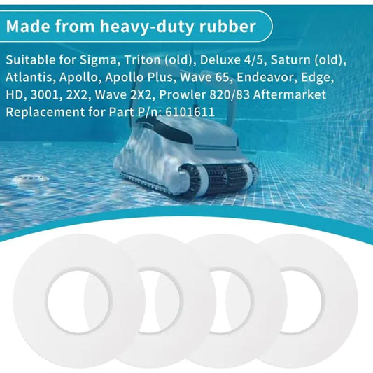 Maytonics Dolphin Pool Cleaner Climbing Wheel Rings 4 pcs Compatible with M200 M400 M500 Nautilus CC Plus DX3 DX4 DX6 - Image 4
