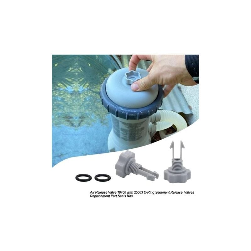 10460 Air Release Valve with O-Ring Replacement for Intex Filter Pumps 2811CA 2811EH 28121EH 10264 - Image 4