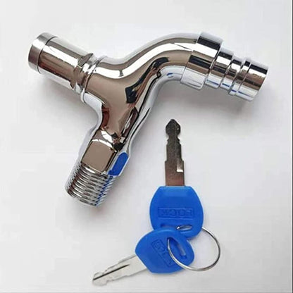 Lockable Anti-Theft Outdoor Brass Tap for Garden Washing Machine - Image 3