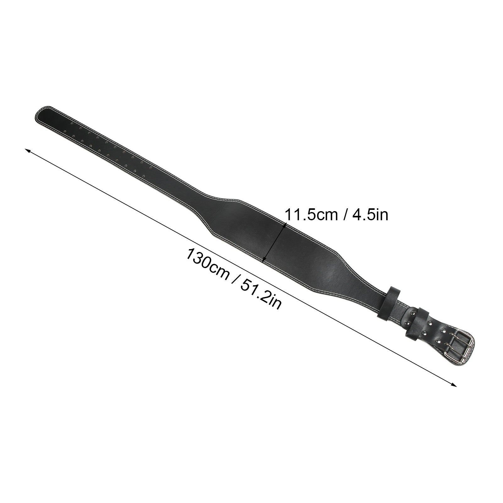 Weight Lifting Belt for Fitness Wide Support for Rowing Squats Deadlifts Black - Image 6