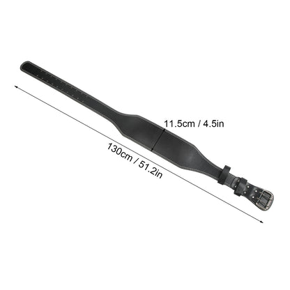 Weight Lifting Belt for Fitness Wide Support for Rowing Squats Deadlifts Black - Image 6