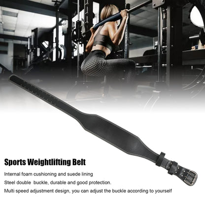 Weight Lifting Belt for Fitness Wide Support for Rowing Squats Deadlifts Black - Image 9